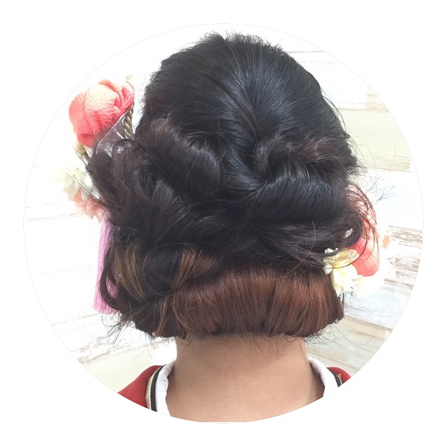 暖色グラデーションカラーで作る最旬ヘアアレンジ2018