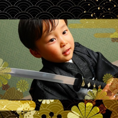 【3歳】お持ち込みの袴で撮影！かっこよくお撮りできます！