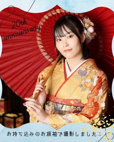 【成人式】華やかなママ振りをお持込みして撮影！【みよし市】