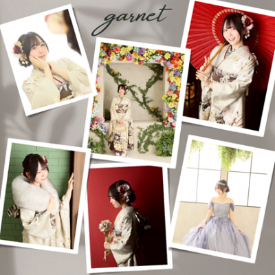 【成人】上品なベージュ振袖の統一感のあるコーディネートが素敵【東浦町】