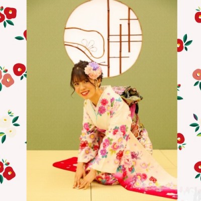 【静岡市】大好きなピンクのカワイイお振袖を着て前撮り撮影！【成人式】