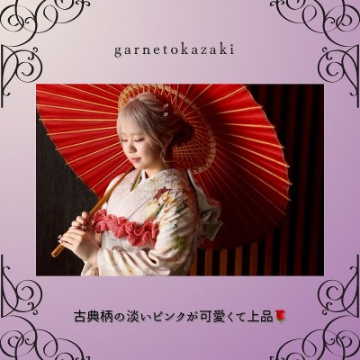 【成人式】古典柄の淡いピンクが可愛くて上品♡【豊田市】