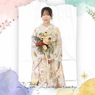 【成人】上品で柔らかな水色で可愛い振袖姿に！【駿河区鎌田】