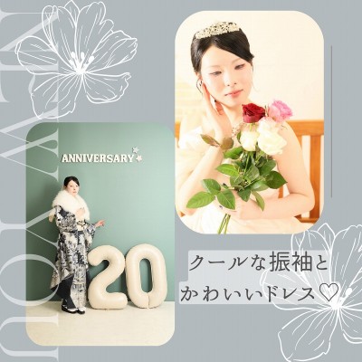 【成人】クールな振袖と可愛いドレス＆家族写真で盛りだくさんの撮影！【富士市】