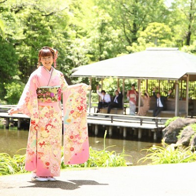 【成人ロケーション撮影】紅葉山庭園でロケ撮！自然がたくさん★