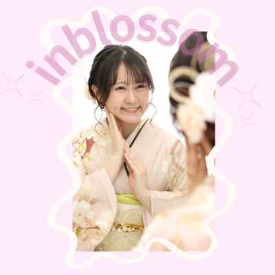 【成人】淡いピンクで可愛くて上品な振袖姿に♡【中央区葵西】