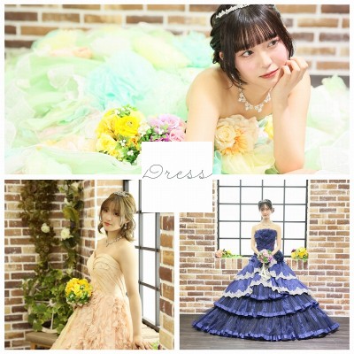 ドレス紹介：ガーネット三島店で撮影出来るドレスの種類