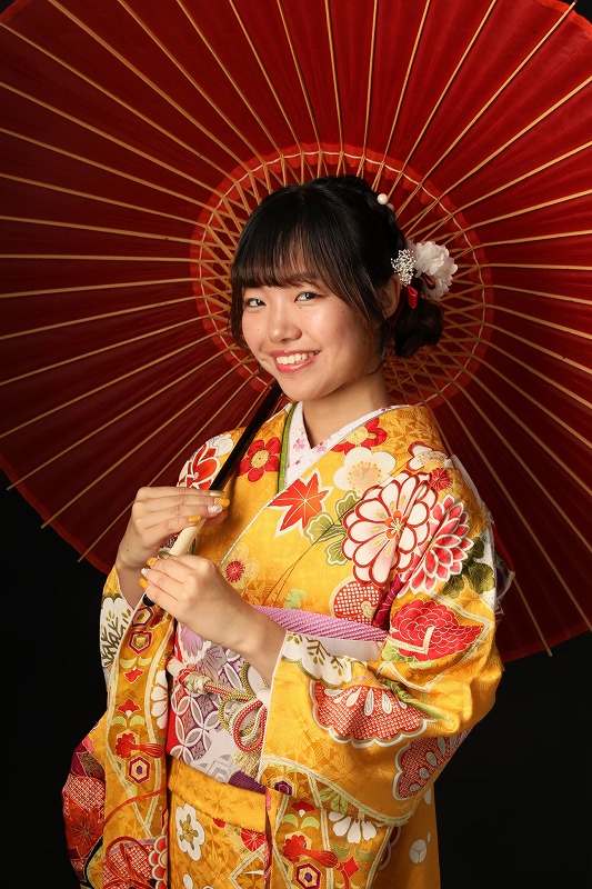 古典】明るいお嬢様にお似合いの黄色の振袖♡【清水区】｜静岡草薙店 
